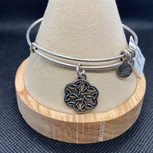🩶ALEX AND ANI🩶Endless Knot Bangle Bracelet in Rafaelian Silver/NWT